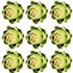 Product: Large Green Artificial Artichoke Vegetables Fake Artichoke for Home Decor (Green(9pcs))