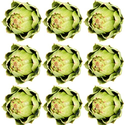 Product: Large Green Artificial Artichoke Vegetables Fake Artichoke for Home Decor (Green(9pcs))