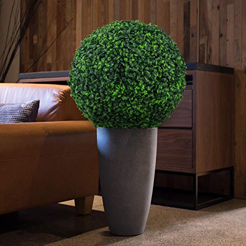 Product: Sunnyglade 2 PCS 15.7 inch 4 Layers Artificial Plant Topiary Ball Faux Boxwood Decorative Balls for Backyard, Balcony,Garden, Wedding and Home Décor (15.7 inch)