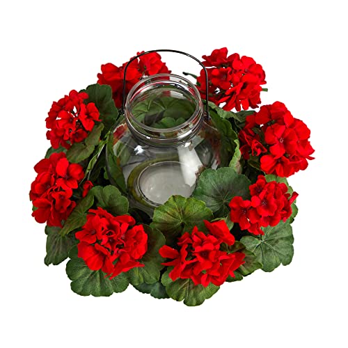 Product: Nearly Natural 16in. Artificial Geranium Candelabrum