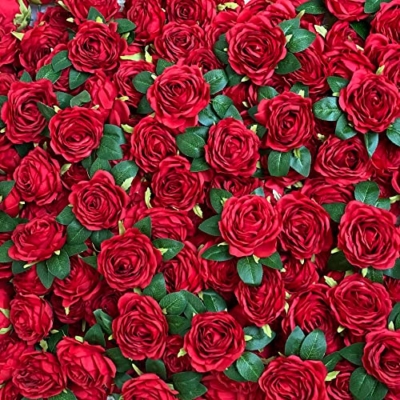 Product: Olivachel 72pcs Rose in Bulk Artificial Rose Heads with Stems & Leaves Silk Flowers for Home Wedding Decor Flower Storefront Restaurant Wall Decor (Red - 72Pcs)