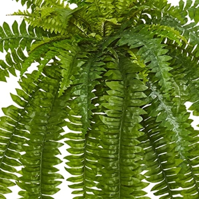 Product: Nearly Natural 35” Boston Fern Artificial (Set of 2) Silk Plants Green