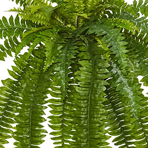 Product: Nearly Natural 35” Boston Fern Artificial (Set of 2) Silk Plants Green