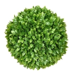 Product: SunnyRoyal Topiary Ball Artificial Outdoor Boxwood Balls Topiary Lifelike Plants, Round Topiary for Indoor/Outdoor Decore, Rose Leaf 15 Inch, 1 Piece