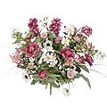 Product: Arcadia Silk Plantation 19" Mixed Spring Artificial Flower Bushes for Home, Garden and Decoration, with No Pot, with No Pot, (Pack of 6)