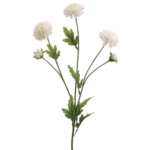 Product: 28" Pompon Mum Silk Flower Stem -Cream (Pack of 12)