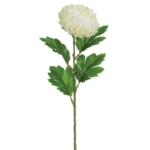 Product: 23" Mum Silk Flower Stem -White (Pack of 12)