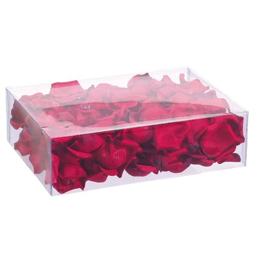 One Box of 200 Red Fabric Rose Petals - Artificial Flower Arrangements Product: One Box of 200 Red Fabric Rose Petals