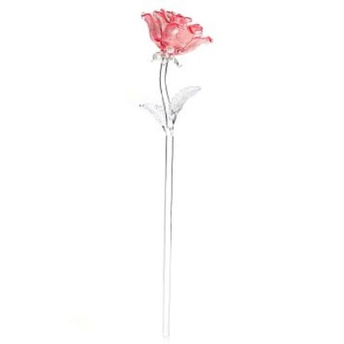 Silky Flower Store Artificial Red Rose Floral Stem, Waterford Fleurology, Hand Applied Petals, Elegant Faux Flower Decor 20.5cm 3 3 Product: Waterford Fleurology Red Rose