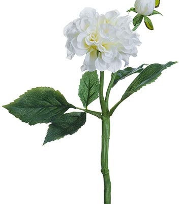 Product: Arcadia Silk Plantation 13" Dahlia Spray White (Pack of 24)