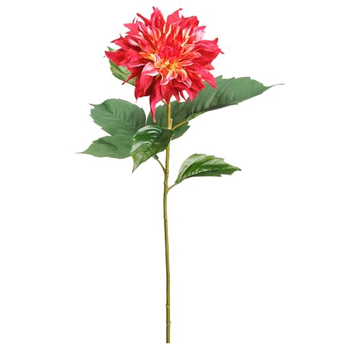 33" Silk Dahlia Flower Stem -Beauty/Yellow (Pack of 12) - Artificial Flower Arrangements Product: 33" Silk Dahlia Flower Stem -Beauty/Yellow (Pack of 12)