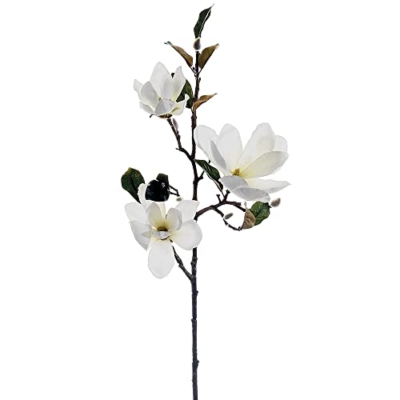 Product: 37" Magnolia Spray Cream White (Pack of 6)