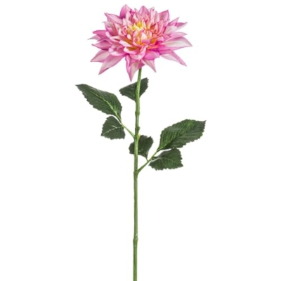 Product: 27" Silk Dahlia Flower Stem -2 Tone Lavender (Pack of 12)
