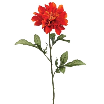 Product: 29" Silk Dahlia Flower Spray -Orange (Pack of 12)