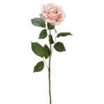 Product: 25.5" Rose Silk Flower Stem -Light Pink (Pack of 12)
