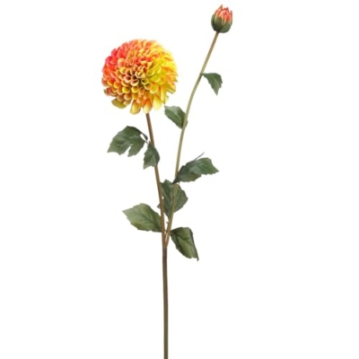 Product: 31" Silk Dahlia Flower Stem -Sunset (Pack of 12)
