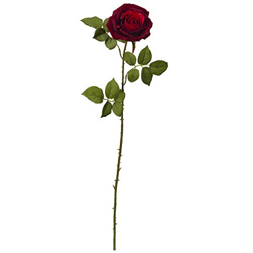 Nearly Natural 33” Elegant Red Large Rose Flower (Set of 6) Artificial Plant, 6 Count - Artificial Flower Arrangements Product: Nearly Natural 33” Elegant Red Large Rose Flower (Set of 6) Artificial Plant, 6 Count