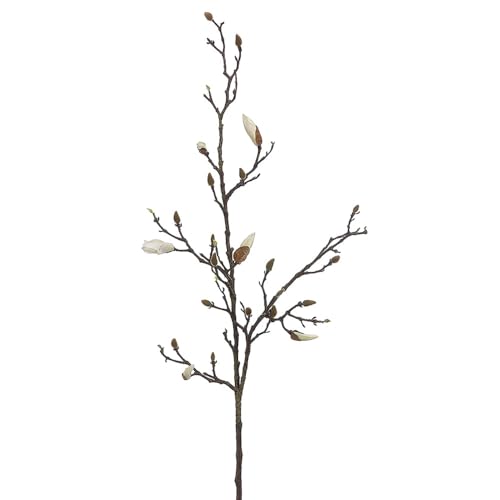 Product: 53" Silk Magnolia Bud Flower Spray -Cream (Pack of 6)