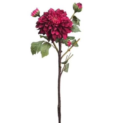 Product: 23.5" Silk Dahlia Flower Stem -2 Tone Beauty (Pack of 12)