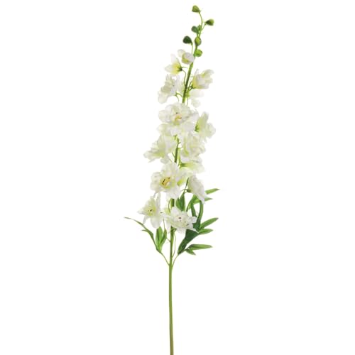 SilksAreForever 36.5" Silk Delphinium Flower Spray -Cream (Pack of 12) - Artificial Flower Arrangements Product: SilksAreForever 36.5" Silk Delphinium Flower Spray -Cream (Pack of 12)