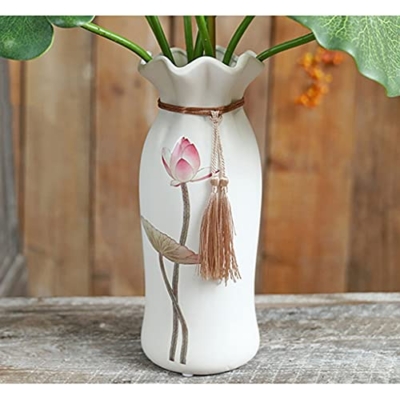 Product: XIAOSAKU Artificial Flowers for Decoration Simulation Lotus Lotus Leaf Set Fake Lotus Silk Flower Living Room Desktop Decoration Porch Window Floral Flower Arrangement Artificial Flowers Arrangements