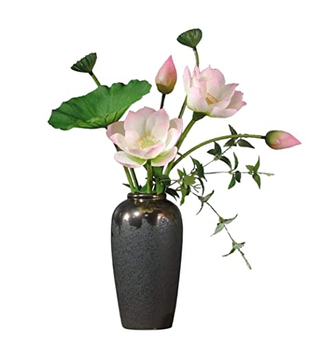 Product: Artificial Flower Bouquet Fake Flowers Artificial Flowers, Fake Lotus Silk Flowers Decor Realistic Flower Arrangements Table Centerpieces Decoration Faux Flowers Floral (Color : A)