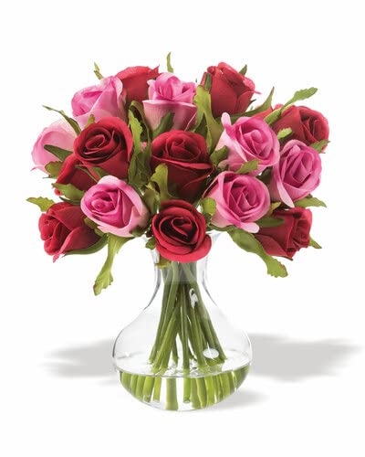 Product: Sweetheart Rose Silk Flower Arrangement in Beauty/Pink