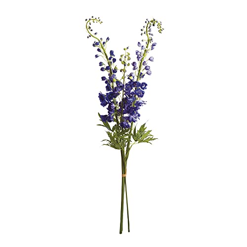 Napa Home & Garden Delphinium 49" Stems Bundle of 3 Purple - Artificial Flower Arrangements Product: Napa Home & Garden Delphinium 49" Stems Bundle of 3 Purple