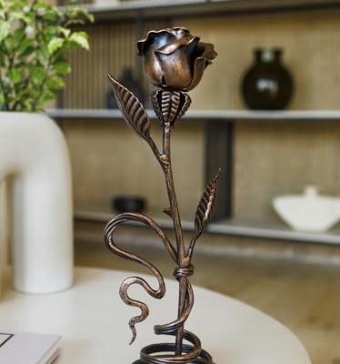 Product: Personalized 7th Anniversary Copper Gift for Her - Engraved Metal Rose for Wife 7 Year Weeding Anniversary for Him Couples, Everlasting Flower 22 Year Handcrafted Artwork
