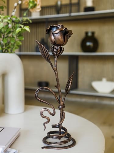 Product: Personalized 7th Anniversary Copper Gift for Her - Engraved Metal Rose for Wife 7 Year Weeding Anniversary for Him Couples, Everlasting Flower 22 Year Handcrafted Artwork