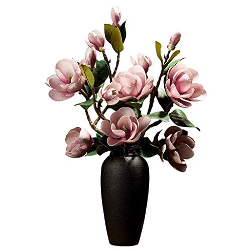 YYDS Vase Set Living Room Magnolia Artificial Flower Decoration Tea Table Porch Decorative Floral Ornaments Table Silk Flower Dried Bouquet Artificial Flowers - Artificial Flower Arrangements Product: YYDS Vase Set Living Room Magnolia Artificial Flower Decoration Tea Table Porch Decorative Floral Ornaments Table Silk Flower Dried Bouquet Artificial Flowers