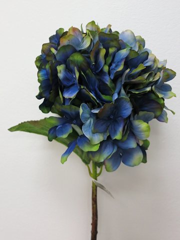 21" Handwrapped Silk Hydrangea Flower Spray -Delphinium Blue (pack of 12) - Artificial Flower Arrangements Product: 21" Handwrapped Silk Hydrangea Flower Spray -Delphinium Blue (pack of 12)