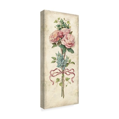 Silky Flower Store Lisa Audit Rose Bouquet Floral Gallery Wrapped Canvas Wall Art, Cottage Decor, 20x47-Inch 6 6 Product: Rose Bouquet 2 by Lisa Audit, 20x47-Inch