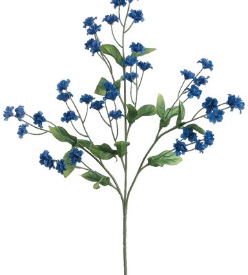 Product: 19" Silk Double Baby's Breath Flower Spray -Royal Blue (Pack of 48)