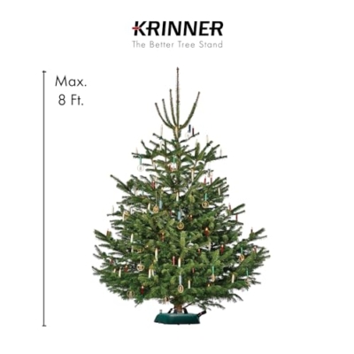 Product: Krinner - Tree Genie L (Gen 2)- Single Cable Operation, Water Level Indicator, 5 Stabilizer Feet, Up to 8 Foot Trees - Christmas Tree Stand
