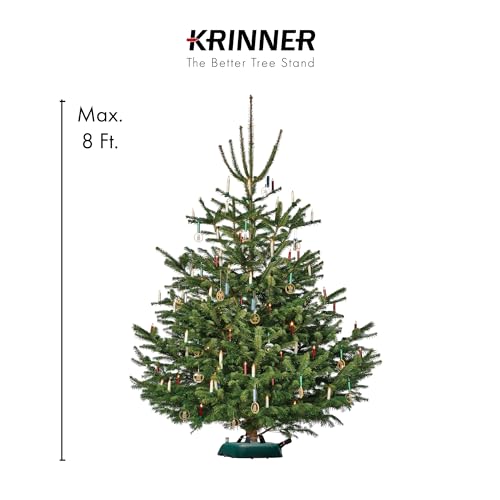 Product: Krinner - Tree Genie L (Gen 2)- Single Cable Operation, Water Level Indicator, 5 Stabilizer Feet, Up to 8 Foot Trees - Christmas Tree Stand