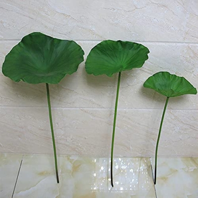 Product: ALXFFBN 8pcs Artificial Lotus Stem Faux Lotus Flower Artificial Bud Flowers for Garden Koi Fish Pond Aquarium Pool Wedding Decor, 2 Lotus Flower + 2 Lotus Bud + 2 Lotus Pods + 2 Lotus Leaves