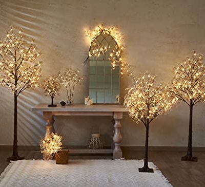 Silky Flower Store Hairui Lighted Gypsophila Tree, 4FT 90 LED Artificial Baby Breath Flower Wedding Holiday Décor, 4FT 13 13 Product: Hairui Lighted Gypsophila Tree 4FT 90 LED Artificial Baby Breath Flowers with Lights for Wedding Party Winter Christmas Holiday Decoration