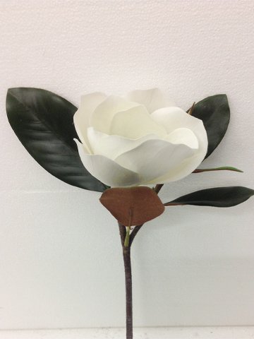 17" Handwrapped Silk Magnolia Flower Spray Pick -White (pack of 12) - Artificial Flower Arrangements Product: 17" Handwrapped Silk Magnolia Flower Spray Pick -White (pack of 12)