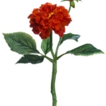 Product: Arcadia Silk Plantation 13" Dahlia Spray Orange (Pack of 24)