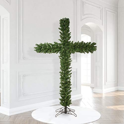 Product: Vickerman 75' Christmas Cross with 250 Clear Lights