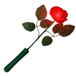 Product: FlashingBlinkyLights Light up Red LED Rose (Set of 12)
