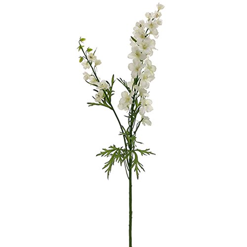 39" Delphinium Spray White (Pack of 12) - Artificial Flower Arrangements Product: 39" Delphinium Spray White (Pack of 12)