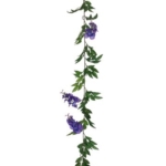 Product: 6' Artificial Wisteria Garlands Violet Blue (pack of 6) Silk Flower