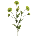 Product: 28" Pompon Mum Silk Flower Stem -Green (Pack of 12)