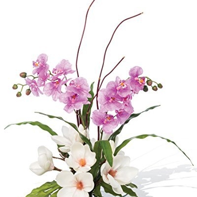 Product: Magnolias & Orchids Silk Flower Arrangement