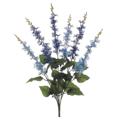Product: SilksAreForever 24" Silk Delphinium Flower Bush -2 Tone Blue (Pack of 12)