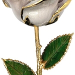 Product: Pearl White 24k Gold Rose - Real Rose Dipped in Gold