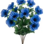 Product: Arcadia Silk Plantation 18" Anemone Bush x8 Delphinium (pack of 12)