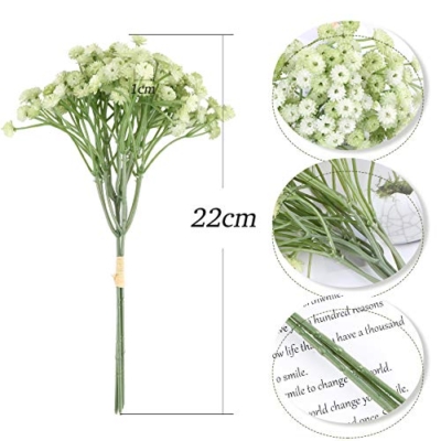 Product: VINFUTUR Set of 6 Artificial Gypsophila Babies Breath Artificial Flowers Bouquets Wedding and Birthday DIY Decoration – Multi-Coloured